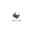 マイクロ USB Type C【メス】コネクター 変換 基板 5pin Micro USB Type-C femaleプラグ メスソケット コネクター 【メール...