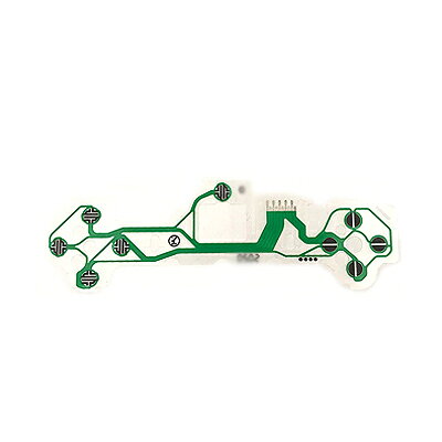 PS5 ＜導電性フィルム＞キーパッド グリーン　V1　 ABXYフレックスリボンケーブル回路基板交換部品PS5 コントローラ用【メール便のみ送料無料】 ABXYケーブルフィルムドライバーは付属無し 説明書無し※代引き・ニッセン後払いできません