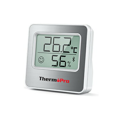 デジタル湿度計 湿度計 TP357 TP-357 ThermoPro bluetooth 互換機能 アプリで確認【メール便のみ送料無料】英語説明…