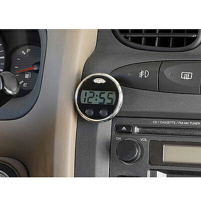 バックライト付き時計 37015-8 黒Bell Automotive 22-1-37015-8 Digital Clock【定形外郵便のみ送料無料】並行輸入品ポケットサイズ 選択可能な振動アラームまたはビープ音アラーム※代引き・ニッセン後払いできません [2]
