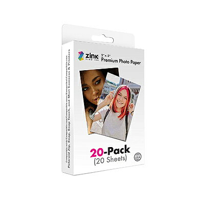  ץߥ  եȥڡѡ ݥ 20  եʤ 2x3 ZINKPZ2X320 Polaroid 2x3 inch Zink Premium Zero Ink Photo Paper (20 Sheets)͹ؤΤ ̵  Ǵ奿Polaroid SnapZIP˻ѤǤޤ