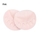 足裏 サポート 保護 パッド 【 2足 (4個セット) 】 ピンク足裏パッド 衝撃吸収 フットケア 2ペア【定形外郵便のみ送料無料】5本指 穴あきソックス靴 サンダル パンプス ハイヒール 足裏クッション 外反母趾 足裏の汗吸収 通気 防臭 足の裏 タコ 魚の目 マメ