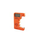 電池 チェッカー BT189 バッテリー テスター オレンジ<タイプB>バッテリーチェッカー 電池残量測定器 残量が一目でわかる単1形 単2形 単3形 単4形 9V 1.5V ボタン電池 【定形外郵便のみ 送料無料】 ※ 日本語説明書 無し ※パッケージ無し ※ 電池不要(4)