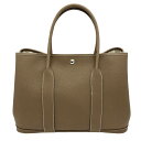 エルメス (HERMES) ガーデンパーティPM ネゴンダ エトゥープ B刻印 トートバッグ レディース (カラー:エトゥープ) 【SAランク】【中古】