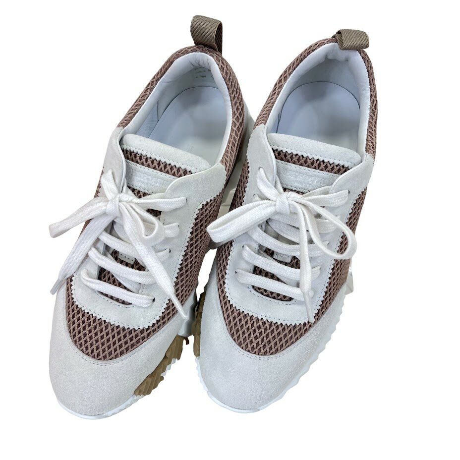 【楽天スーパーSALE】エルメス(HERMES) バウンシングスニーカー 2023-2024秋冬 スニーカー レディース (カラー：ベージュ・アルジル) 【SAランク】【中古】のサムネイル