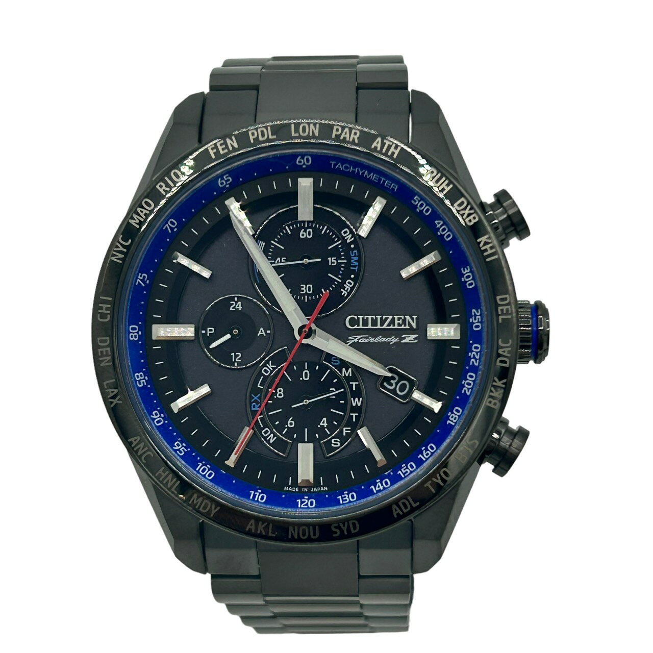 CITIZEN() AT8185-97E ƥå35ǯ NISSAN FAIRLADY Z ܥ졼ǥ ֥롼 ɥ饤Ȼ ѡ˥ (ʸס֥å) A󥯡ۡš