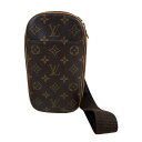 ルイヴィトン(LOUIS VUITTON) M51870 モノグラム ポシェット ガンジュ ショルダーバッグ ボディバッグ メンズ (カラー:ブラウン系) 【Bランク】【中古】(4)