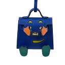 エルメス(HERMES) ケリードール チャーム バッグチャーム ユニセックス (カラー:ブルーエレクトリック×フュー×ヴェールヴェロン×ジョーヌナプル) 【S...