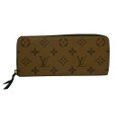 ルイヴィトン(LOUIS VUITTON) M82336 モノグラム リバース ポルトフォイユ クレマンス ラウンドファスナー長財布 財布 ユニセックス (カラー:モノグラムリバース) 【ABランク】【中古】