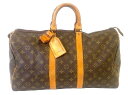 ルイヴィトン(LOUIS VUITTON) M41428 モノグラム/キーポル45 ボストンバッグ ユニセックス (カラー：ブラウン系) 【Bランク】【中古】