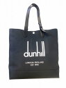 ダンヒル(dunhill) DU22R3829KF001 LEGACY レガシー キャンバストートバッグ トートバッグ メンズ (カラー：ブラック) 【Aランク】【中古】