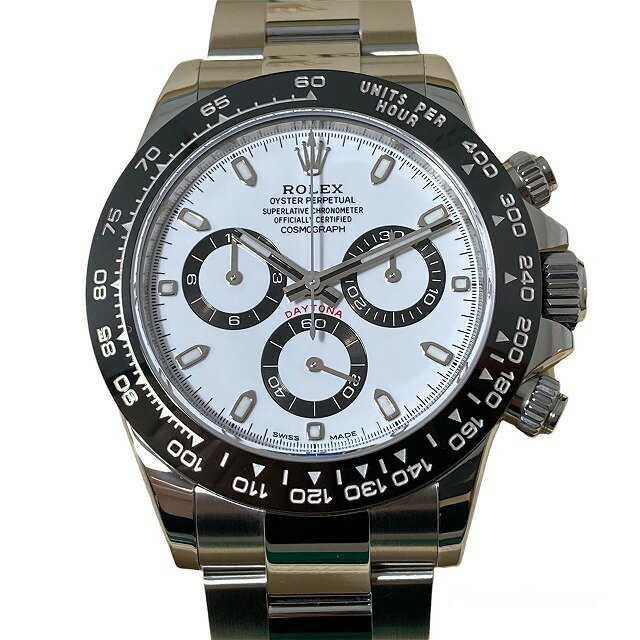 ロレックス(ROLEX) 116500LN コスモグラフ デイトナ 自動巻き SS×セラミック (文字盤:ホワイト) 【SAランク】【中古】