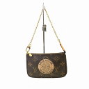 ルイヴィトン(LOUIS VUITTON) M60153 Louis Vuitton ミニ ポシェット アクセソワール T&B アクセサリーポーチ レディース (カラー：ブラウン) 【ABランク】【中古】