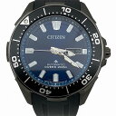 シチズン(CITIZEN) NY0075-12L プロマスター マリンシリーズ メカニカルダイバー 自動巻き チタン/ウレタン (文字盤：ブルー) 【Aランク】【中古】