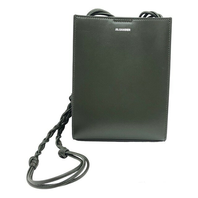 ジルサンダー(JIL SANDER) TANGLE SMALL タングル ショルダーバッグ゛クロスボディ 斜め掛け ショルダーバッグ レディース (カラー：グリーン系 カーキ系) 【Aランク】【中古】