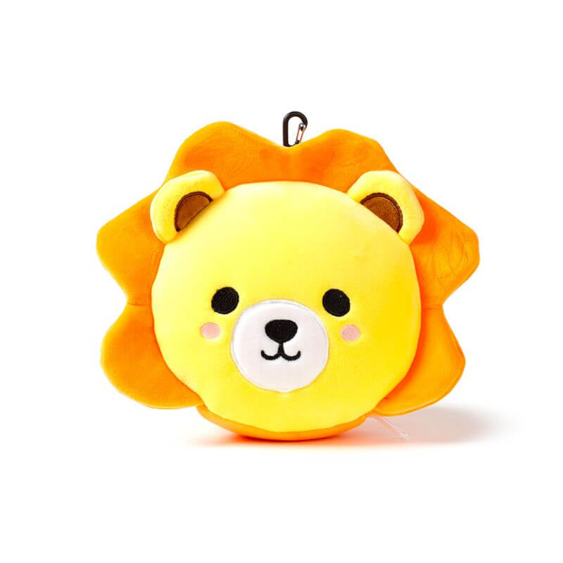 【Relaxeazzz】アイマスク付もちもちピロー ライオンのロリ 送料無料 快眠 枕 かわいい プレゼント 人..