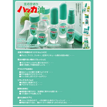 ハッカ油 スプレー ハッカ油 北見 お得セット (本体10ml、詰替え12ml×2本入×2) マスクスプレー 消臭 北見通商 口臭 予防 虫よけ ダイエット お風呂 紅茶 夏 海 プール アロマ ミント コロナ　送料無料