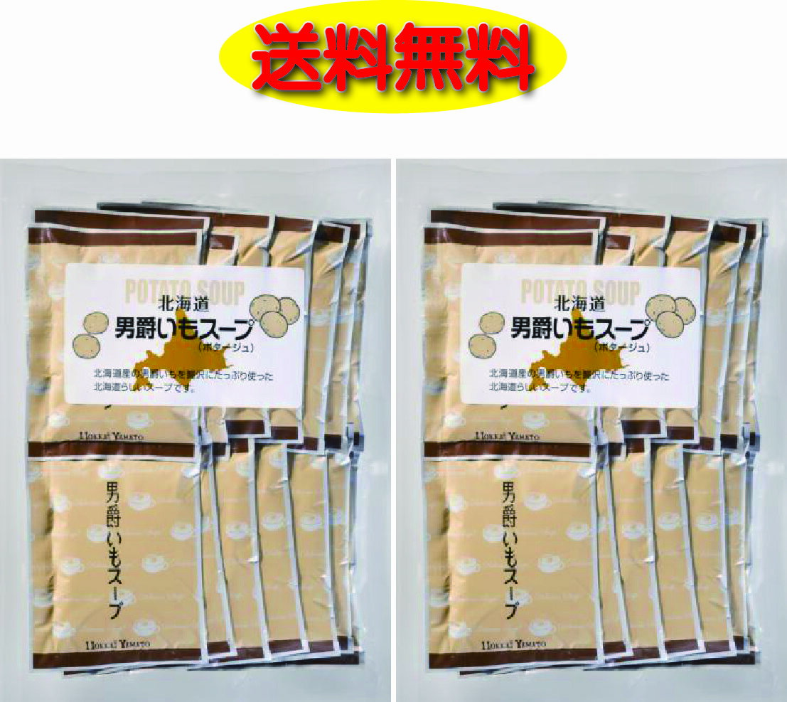 北海道 男爵いも クリームスープ 15袋入り×2袋セット