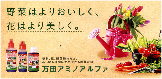 【送料無料！】アイリスオーヤマ 万田アミノアルファ　100ml 野菜はよりおいしく、花はより美しく