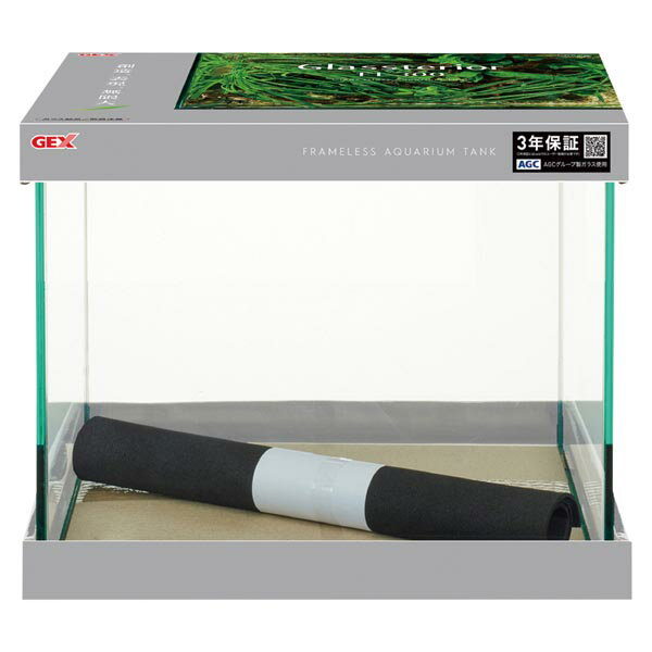 【送料無料！】ジェックス グラステリアFL300水槽 13L水景が美しいフレームレス水槽