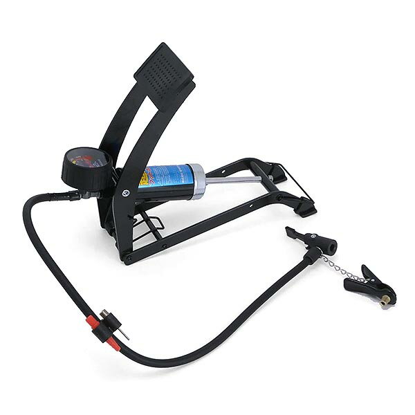 【送料無料！】サギサカ 超カルフットポンプ　BOX入SG規格BK踏む力が軽くても空気が入りやすい