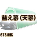 【送料無料!】南榮工業 埋込車庫 小型車用 替え幕(天幕) 678MMG