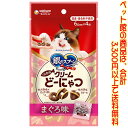 【ペット館】ユニ・チャーム (猫用) 銀のスプーン おやつどーにゃつ まぐろ味24gお魚味のクリームがかかったドーナツ型のドライおやつ