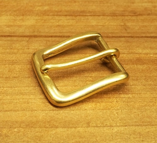 30mm 真鍮鋳物 スクエア バックル 真鍮生地