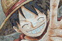 1000ピースジグソーパズル ワンピースモザイクアート ルフィ エンスカイ 1000-583 (50×75cm)