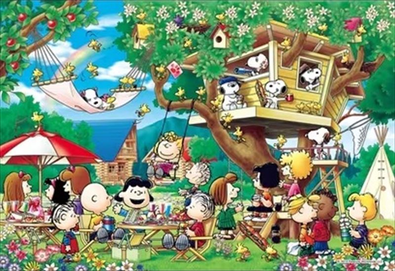 乐天商城 - 300ピースジグソーパズル PEANUTS ツリーハウス エポック社 26-310s (26×38cm)