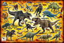 100ラージピースジグソーパズル ジュラシック・ワールド 恐竜図鑑 エポック社 26-502 (26×38cm)