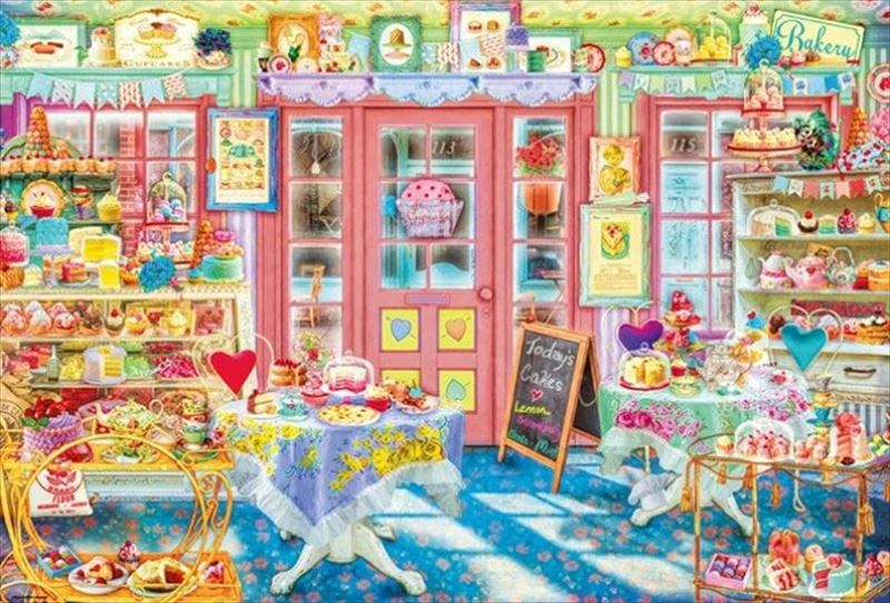 乐天商城 - 1000ピースジグソーパズル ラブリー ケーキショップ ビバリー 31-512 (49×72cm)