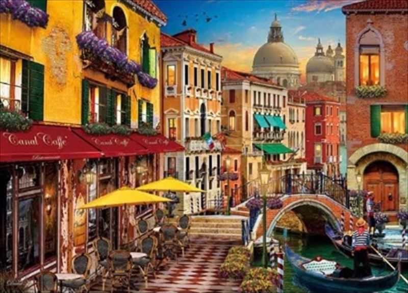 2000スモールピースジグソーパズル イタリアの街角 エポック社 54-212 (38×53cm)(3.0)