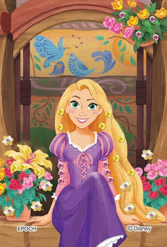 70ピースジグソーパズル パズルデコレーションmini Window-Rapunzel-（ラプンツェル） エポック社 70-034 (10×14.7cm)