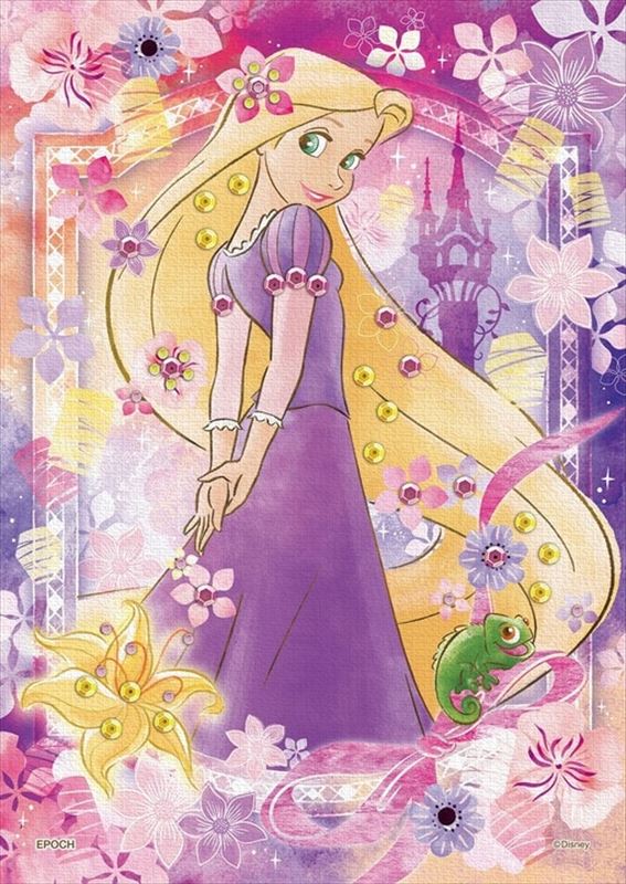 108ピースジグソーパズル パズルデコレーション Rapunzel（ラプンツェル） Glowing Hair- エポック社 72-027 (18.2×25.7cm)