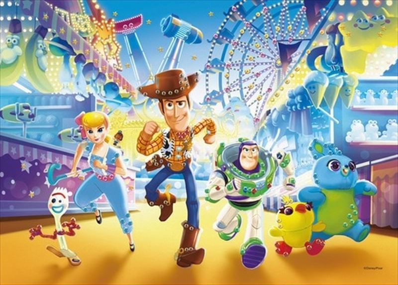 乐天商城 - 500ピースジグソーパズル パズルデコレーションTOY STORY4(トイ・ストーリー4)-Carnival Adventure- エポック社 74-011 (38×53cm)
