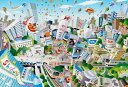 300ピースジグソーパズル 渋谷ランドマーク(山崎たかし) 《廃番商品》 アポロ社 48-721 (26×38cm)