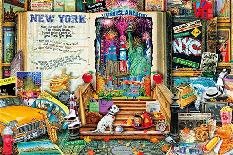 オープンブック パリ・N.Y.・テディベア エイミースチュアート ジグソーパズル 楽天市場】エイミー スチュアート(ジグソーパズル|パズル