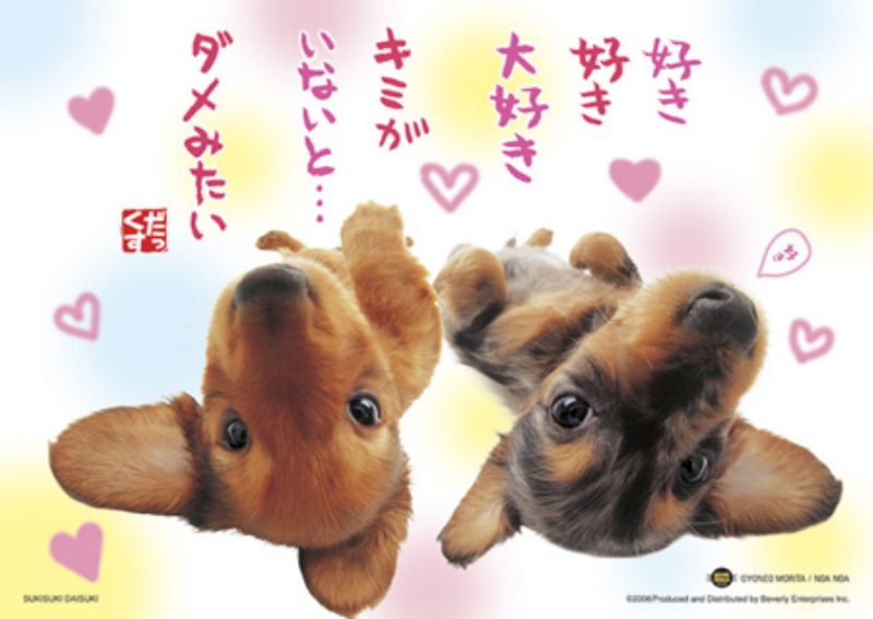 乐天商城 - 108ピースジグソーパズル 好き好き大好き 《廃番商品》 ビバリー 108-766 (18.2×25.7cm)