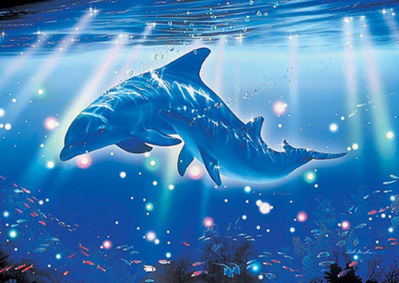 Illustration - 108ピースジグソーパズル 永遠の絆（CRラッセン） 《廃番商品》 ビバリー 84-941 (18.2×25.7cm)