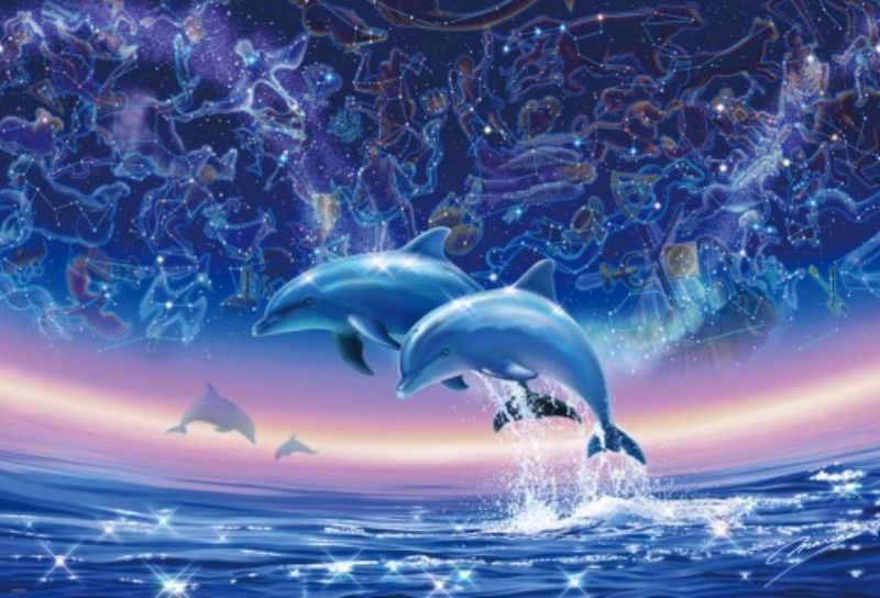Illustration - 1000ピースジグソーパズル 神話の海（マリア） 《廃番商品》 ビバリー 91-113 (49×72cm)
