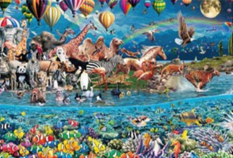 1000ピースジグソーパズル グレーテストライフ〜アニマル〜（ロイス） 《廃番商品》 ビバリー 31-363 (..