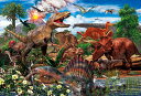 おおきなピース 80ピースジグソーパズル 白亜紀の恐竜 ビバリー 80-016 (26×38cm)