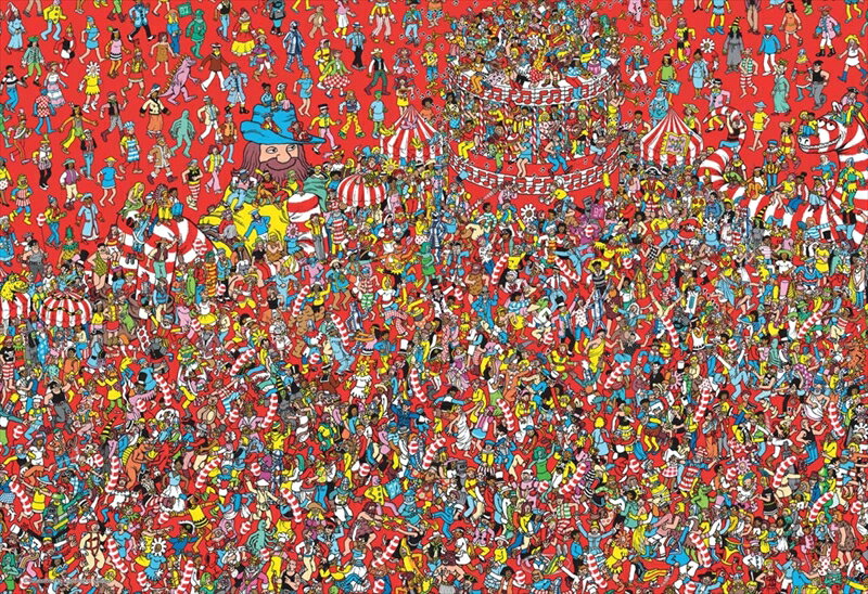 150ラージピースジグソーパズル Where's Wally? アニバーサリーボール フォー ジャパン 《廃番商品》 ビバリー L74-174 (26×38cm)