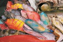 300ピースジグソーパズル 沖縄・牧志市場 (まきしいちば) 食料専科 《廃番商品》 キューティーズ 300-006 (26×38cm)