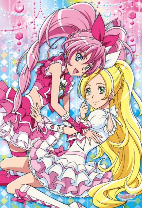 108ラージピースジグソーパズル スイートプリキュア♪ 二人で奏でるハーモニー♪ 《廃番商品》 エンスカイ 108-L330 (26×38cm)