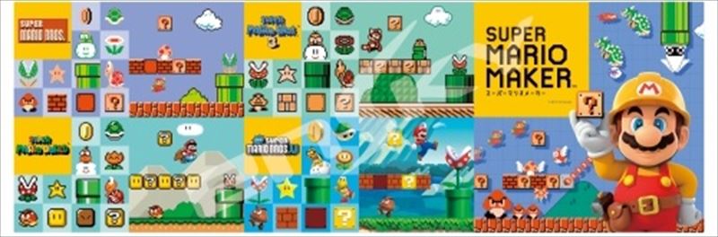 乐天商城 - 352ピースジグソーパズル SUPER MARIO HISTORY 1985-2015 《廃番商品》 エンスカイ 352-84 (18.2×51.5cm)