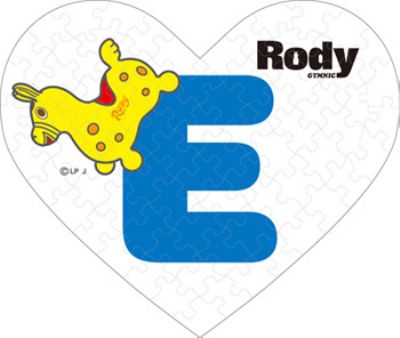 ミニパズルハート68ピース Rody E 《廃番商品》 エンスカイ 68-005 (ハート形10×12cm)