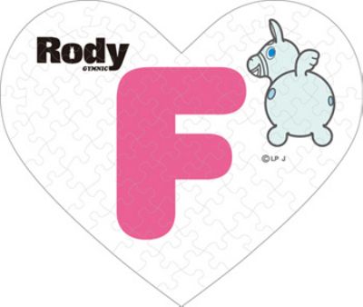 乐天商城 - ミニパズルハート68ピース Rody F 《廃番商品》 エンスカイ 68-006 (ハート形10×12cm)