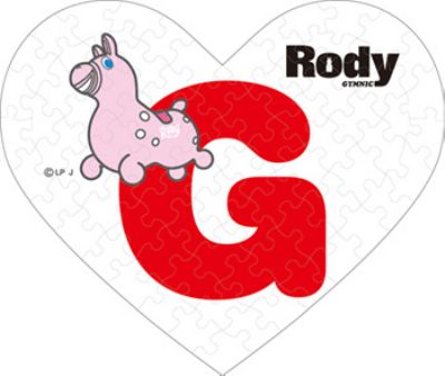 ミニパズルハート68ピース Rody G 《廃番商品》 エンスカイ 68-007 (ハート形10×12cm) 1